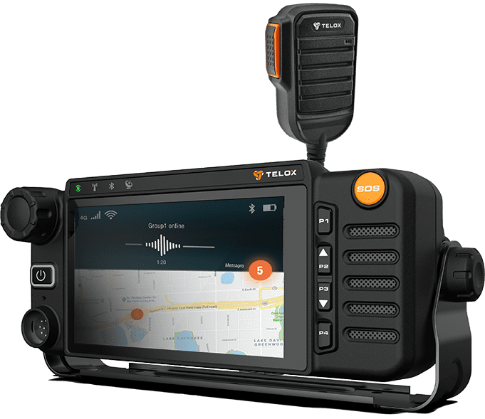 Mobile PTT Radios Teleo M5